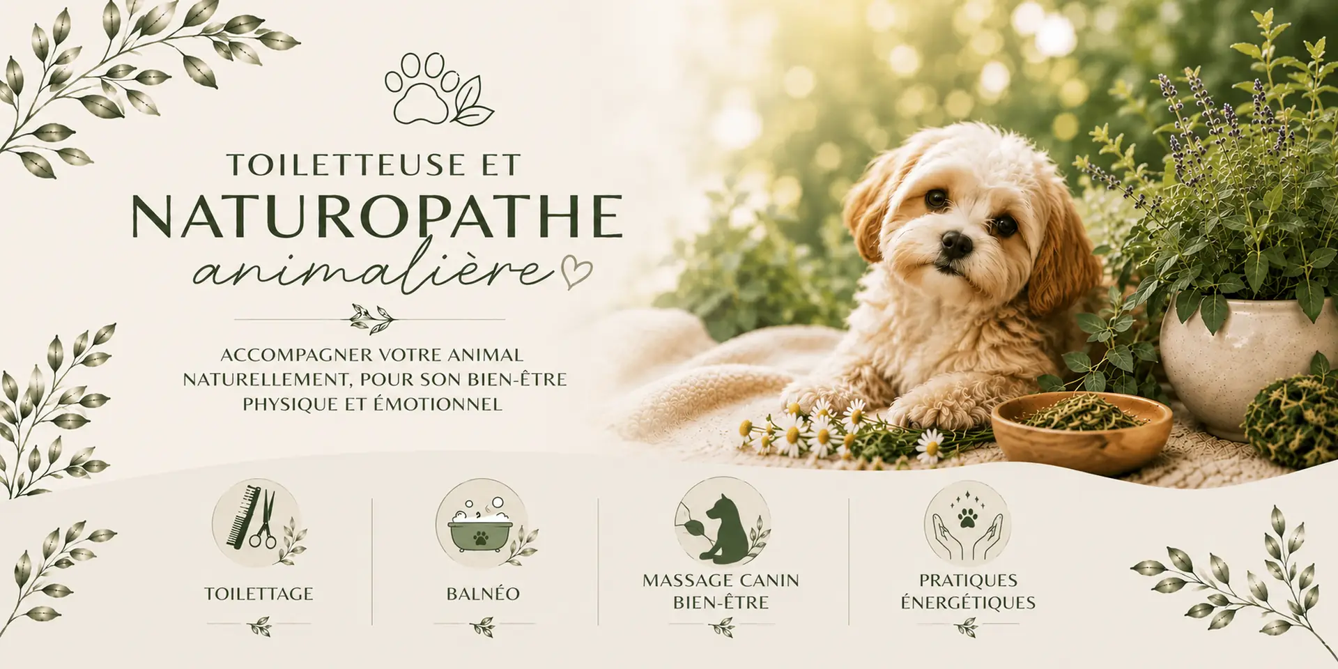 Le Domaine du Chien – toiletteuse et naturopathe animalière”